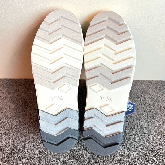 Toms Womens Size 9 Black Twill High Top Lug Sole‎ Platform Sneakers Shoes - Picture 8 of 14